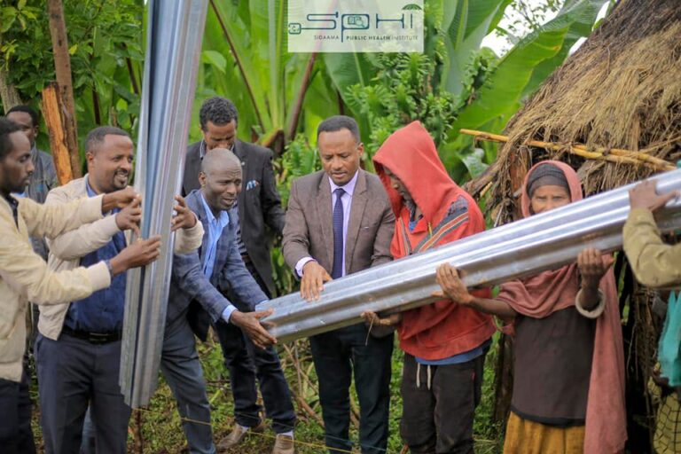 የሲዳማ ሕብረተስብ ጤና ኢንስቲትዩት የቤት እድሳት ማስጀመሪያ ኘሮግራም አካሄደ ።